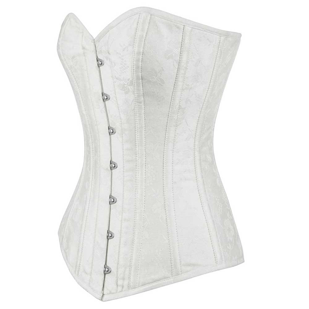 Attitude Corsets - Elodiron Vollbrust Korsett - Weiß